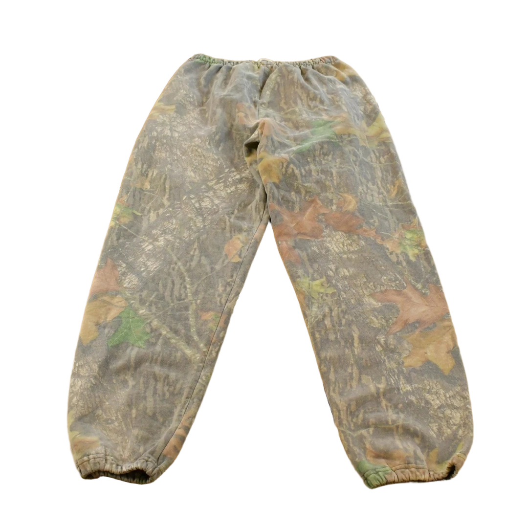 Vintage 1990s Jerzees Tree Camo Sweatpants Men's Large
