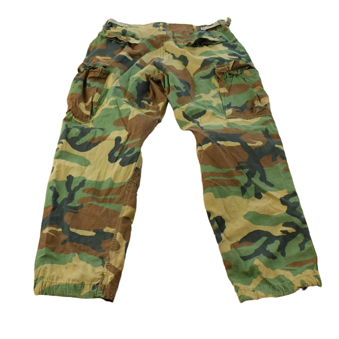 Vintage 2000s Cabela's Army Military Woodland Camo Cargo Pants Men's M