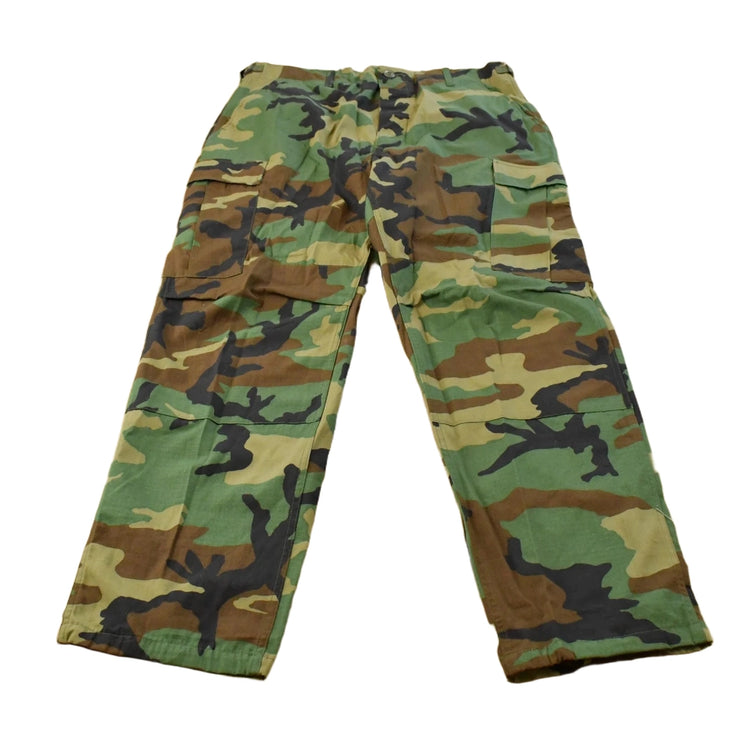 Vintage 2000s Army Military Woodland Camo Cargo Pants Men's M