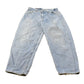 Vintage 1990s Distressed Levi's 560 Loose Fit Denim Blue Jeans Men's 32 x 26.5