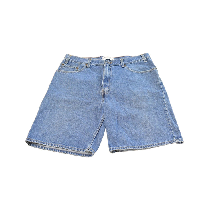 Vintage 2000s Levi's 550 Relaxed Fit Denim Blue Jean Shorts Men's 36