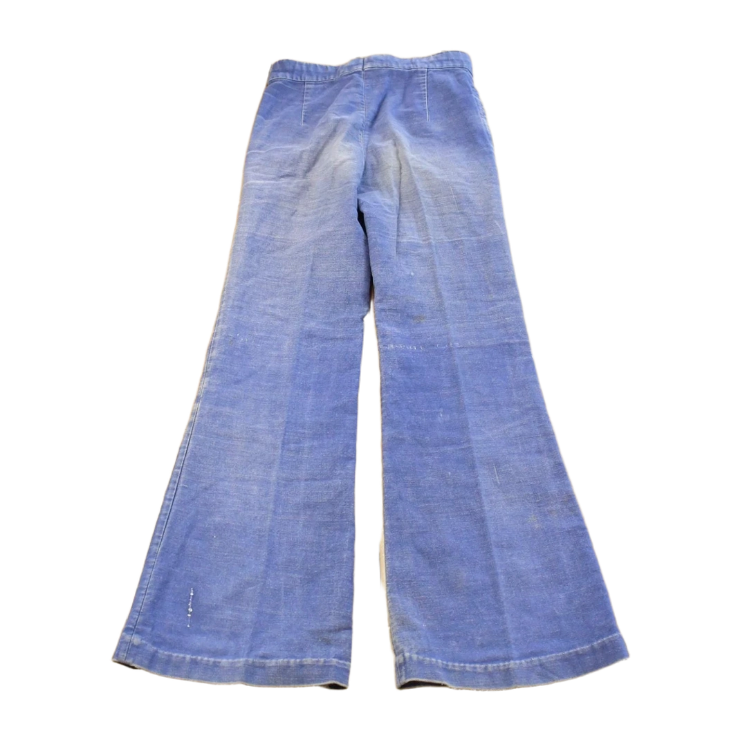 Vintage 1970s Son Flare Denim Jeans Women's 26 x 28