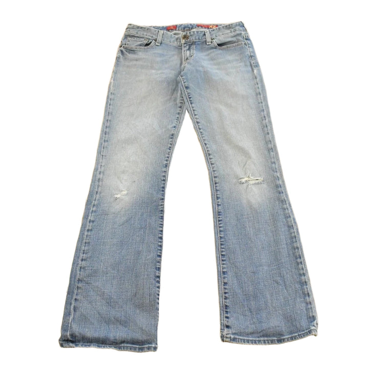 Vintage Y2K X2 Low Rise Flare Denim Jeans Women's 30 x 32