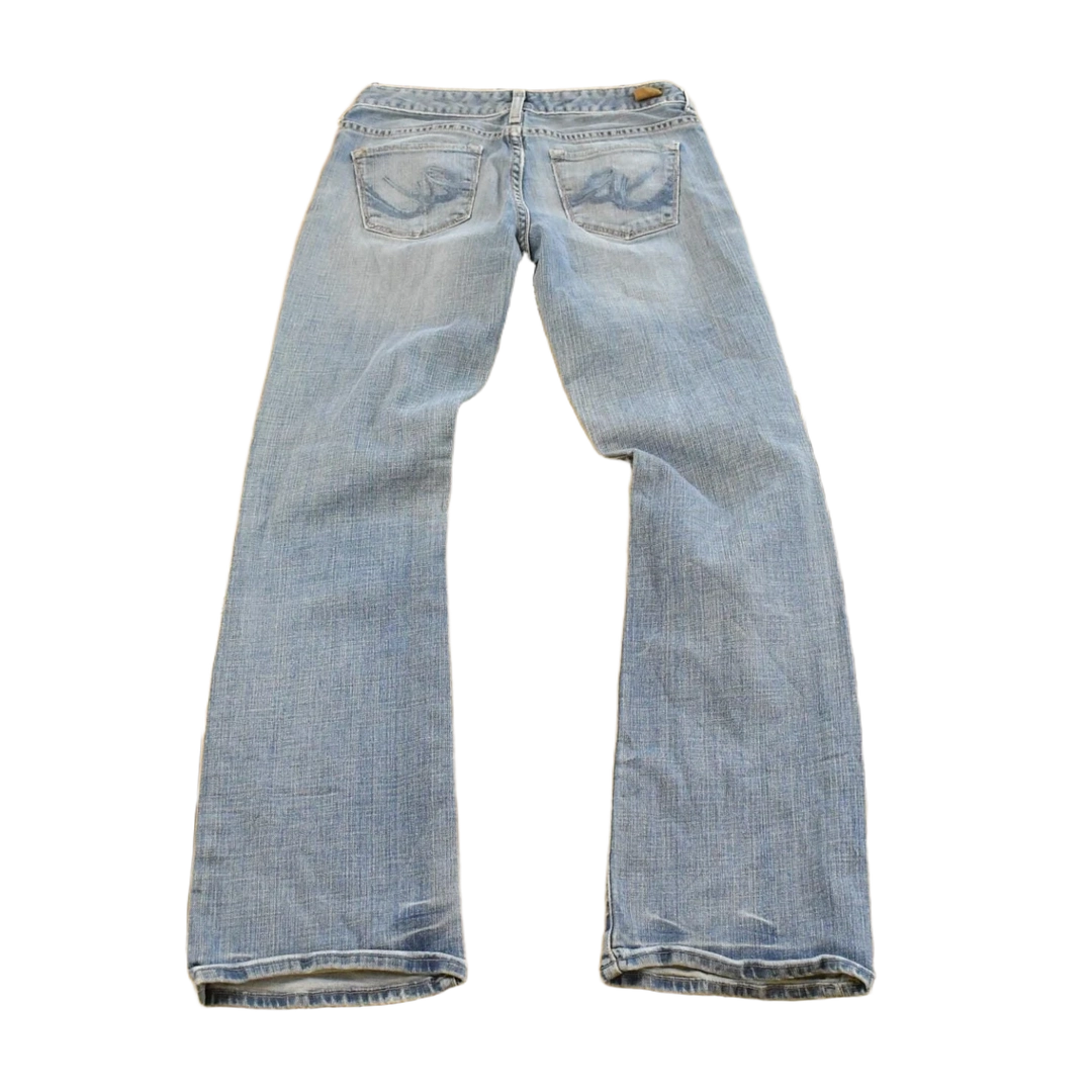 Vintage Y2K X2 Low Rise Flare Denim Jeans Women's 30 x 32