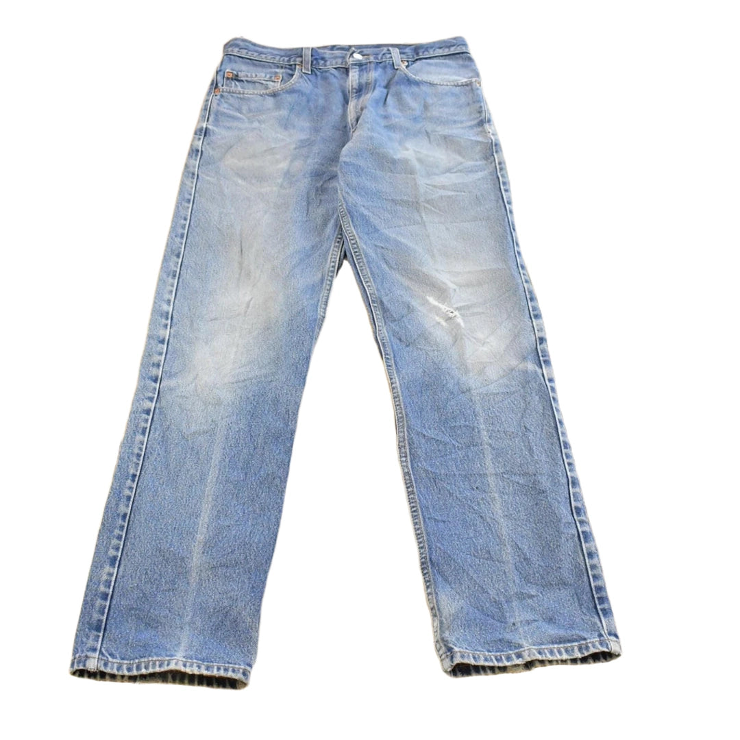 Vintage 1990s Levi's 505 Regular Straight Fit Denim Blue Jeans Men's 32 x 32