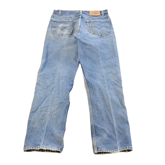 Vintage 1990s Levi's 505 Regular Straight Fit Denim Blue Jeans Men's 32 x 32