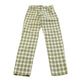 Vintage 1990s Reactor Plaid Denim Jeans Men's 30 x 34
