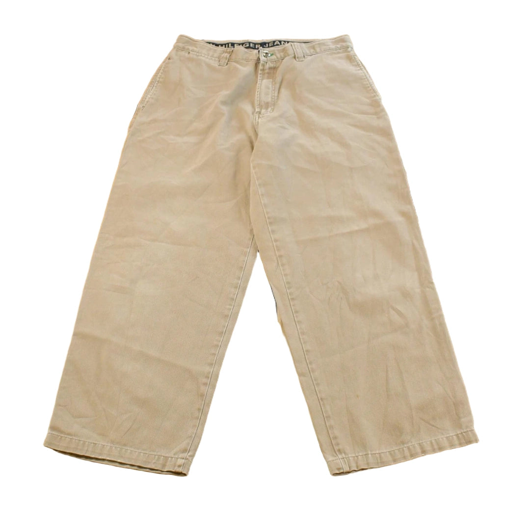 Vintage 1990s Tommy Hilfiger Chino Khaki Pants Men's 32 x 28