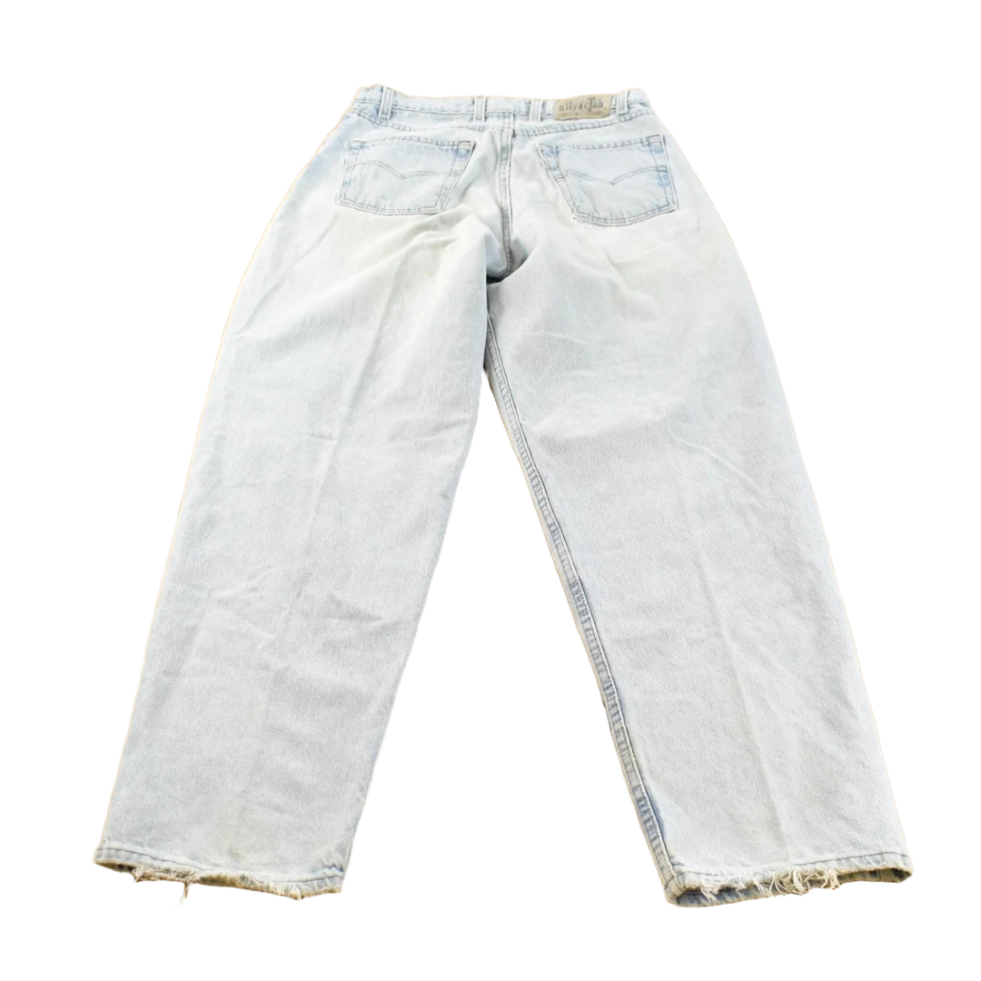 Vintage 1990s Levi Silver Tab Baggy Denim Blue Jeans Men's 31 x 31