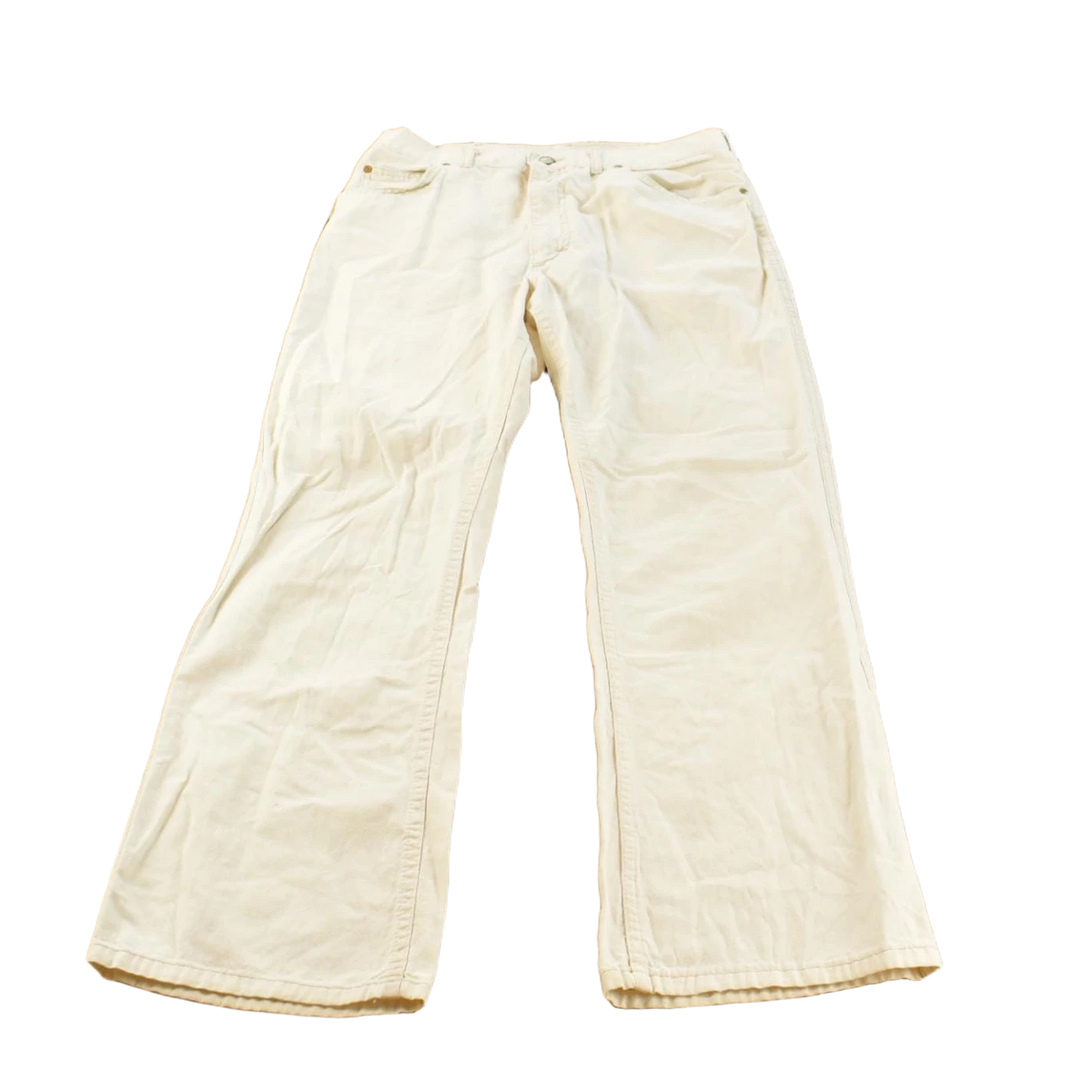 Vintage 1980s Lee White Denim Rancher Jeans Men's 30 x 28.5