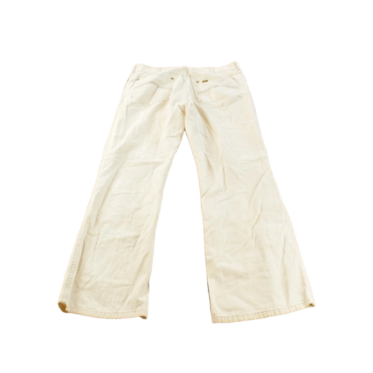 Vintage 1980s Lee White Denim Rancher Jeans Men's 30 x 28.5