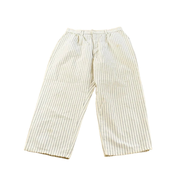 Vintage 1980s Lee Lightweight Railroad Stripe Cotton Pants Women's 26 x 23
