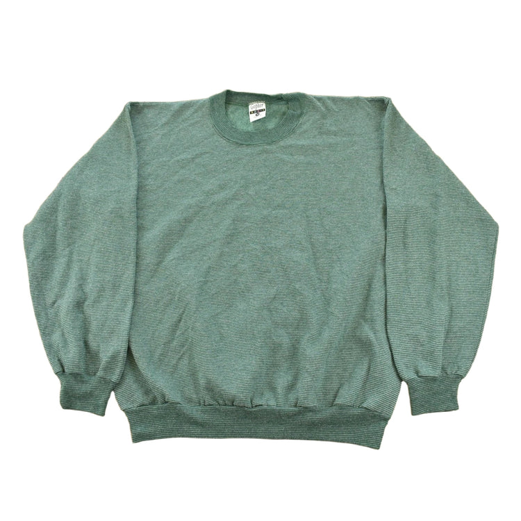 Vintage 1990s Gopher Sport Striped Crewneck Sweatshirt Men's L