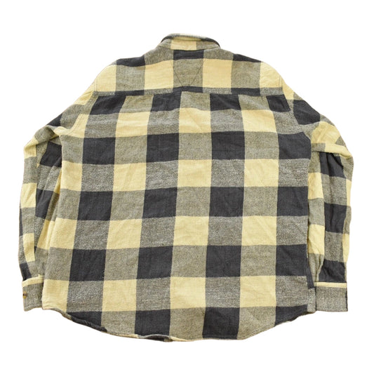 Vintage 1990s Canyon Guide Outfitters Plaid Flannel Button Up Shirt Men's L