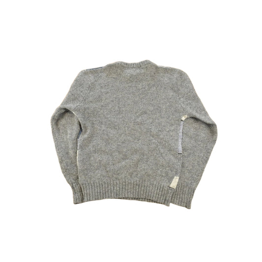 Vintage 1990s Hunt Club Knit Geometric Pattern Crewneck Sweater Men's S