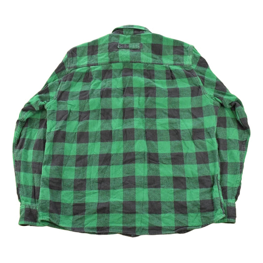 Vintage 1990's Woolrich Plaid Flannel Button Up Shirt Men's L