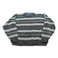 Vintage 1990s Honors Striped Acrylic Knit Crewneck Sweater Mens XL