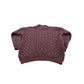 Vintage 1980s Lands' End Heavyweight Wool Cable Knit Crewneck Sweater Women's L