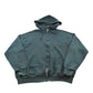 Vintage 2000s Black Blank Zip Up Hoodie Sweatshirt Men's L