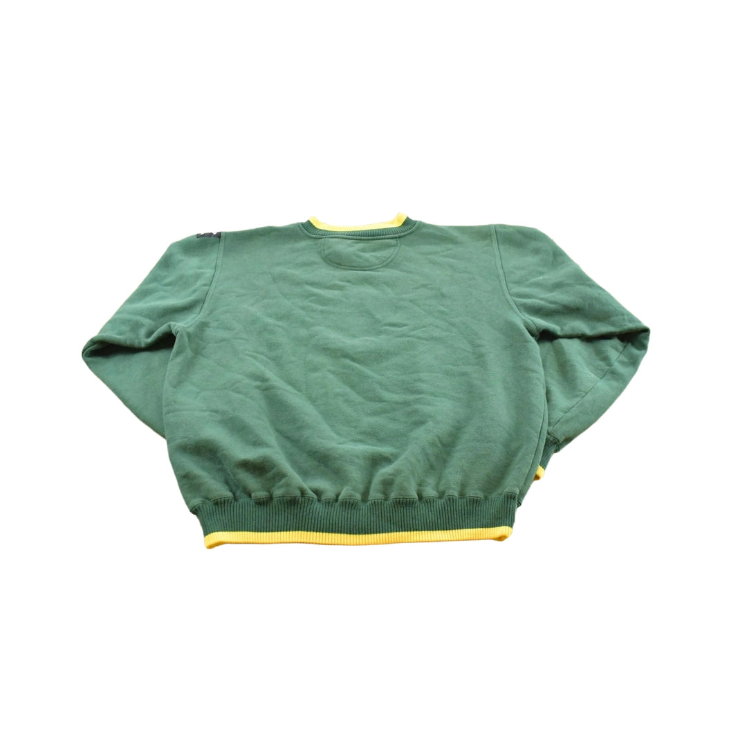 Vintage 1990s Logo Athletic Green Bay Packers Embroidered Sweatshirt Men's L