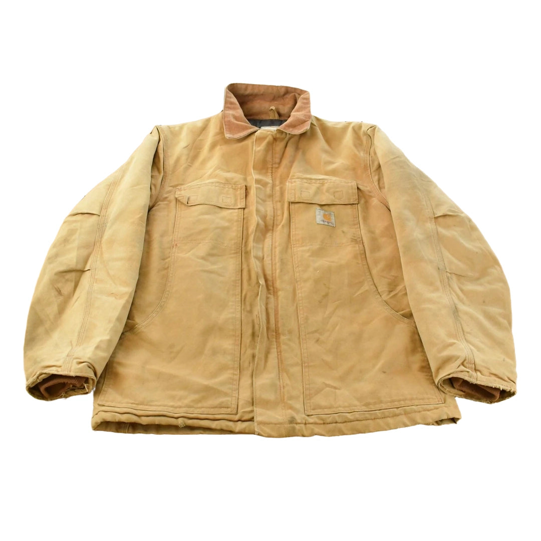 Vintage 1990s Carhartt Arctic Quilt Traditional Jacket Men's Large