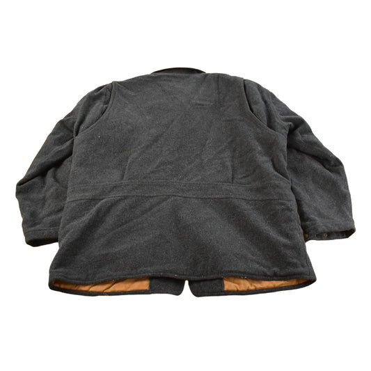 Vintage 1990s Woolrich Lined Wool Chore Barn Jacket Men's L