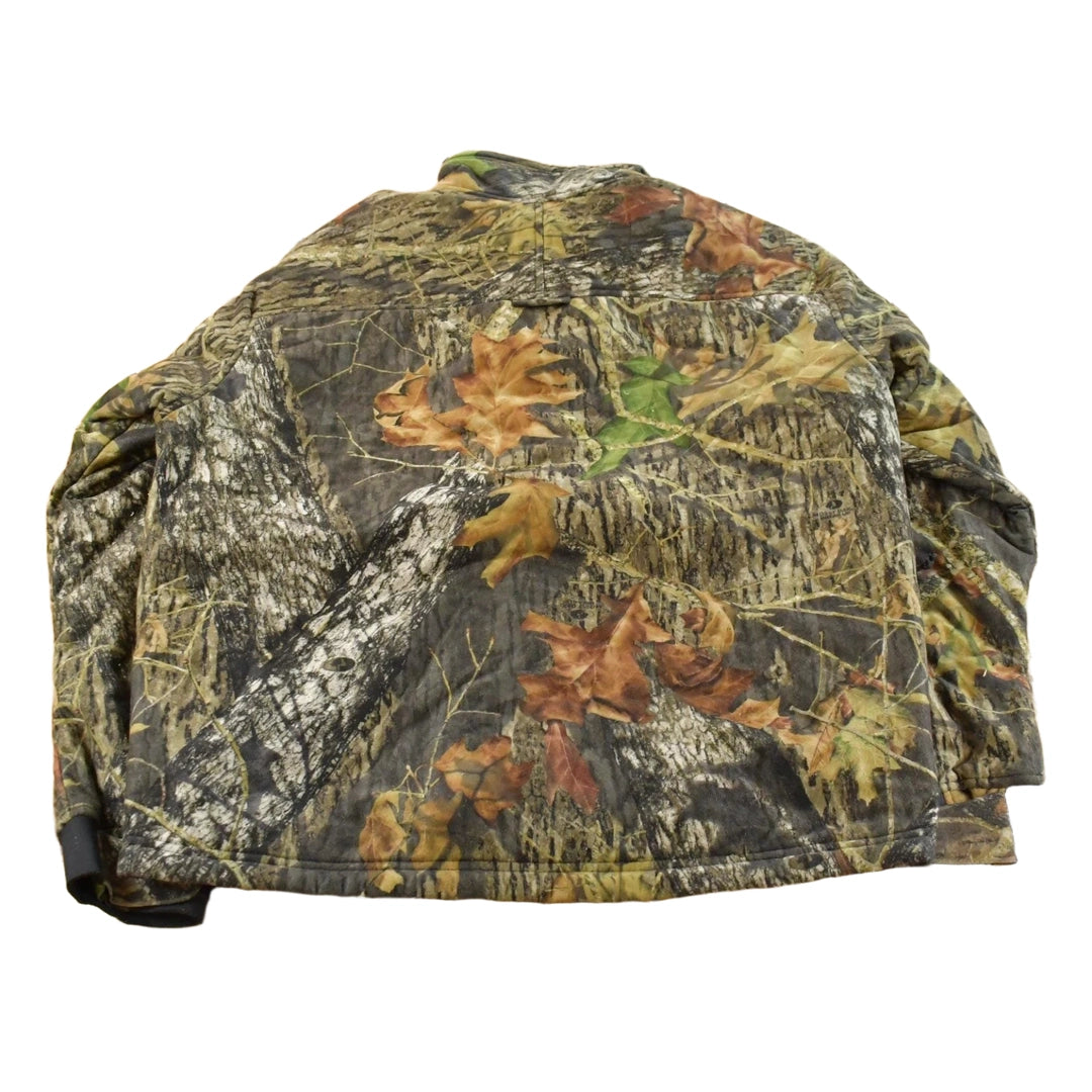 Vintage 1990s Browning Tree Camo Hunting Shell Jacket Men's L