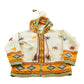 Vintage 1980s Ecuador Full Zip Wool Knit Hoodie Sweater Jacket Men's M
