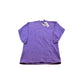 Vintage 1990s Deadstock Hanes Her Way Blank Purple Crewneck Sleep Sweatshirt Women's M Long