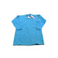 Vintage 1990s Deadstock Hanes Her Way Blank Blue Crewneck Sleep Sweatshirt Women's M Long