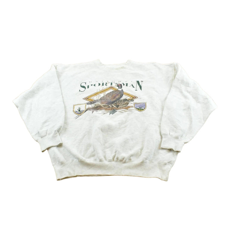 Vintage 1990s National Sportsman Pheasant Hunting Outdoorsman Crewneck Sweatshirt Men's XL