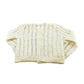 Vintage 1980s Crochet Knit Button Up Cardigan Sweater Women's M