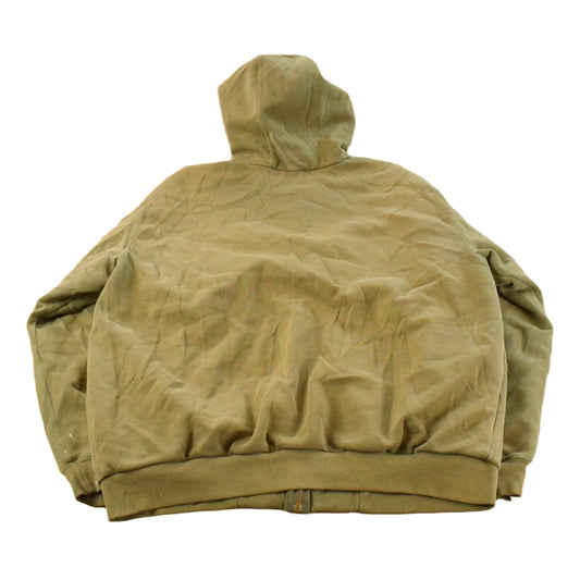 Vintage 1990s Carhartt Thermal Lined Heavy Weight Zip Up Hoodie Men's XL