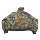 Vintage 1990s Wolf Mountain Tree Camo Full Zip Hoodie Men's 5XL