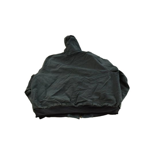 Vintage 1990s Distressed Carhartt Hooded Work Jacket Men's 3XL