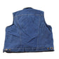 Vintage 1990s Wrangler Sherpa Lined Denim Vest Jacket Men's L