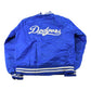 Vintage 1980s Pyramid Los Angeles Dodgers MLB Satin Bomber Youth M