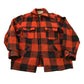 Vintage 1950s Melton Outer-Wear Full Zip Buffalo Plaid Wool Hunting Shacket Mens M