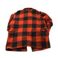 Vintage 1950s Melton Outer-Wear Full Zip Buffalo Plaid Wool Hunting Shacket Mens M