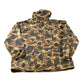 Vintage 1990s Columbia Duck Hooded Camo PVC Rain Jacket Men's XL