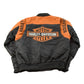 Vintage 1990s Harley Davidson Embroidered Motorcycle Jacket Men's M