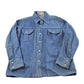 Vintage 1990s Jeans Best Western Style Pearl Snap Button Up Rodeo Shirt Men's L