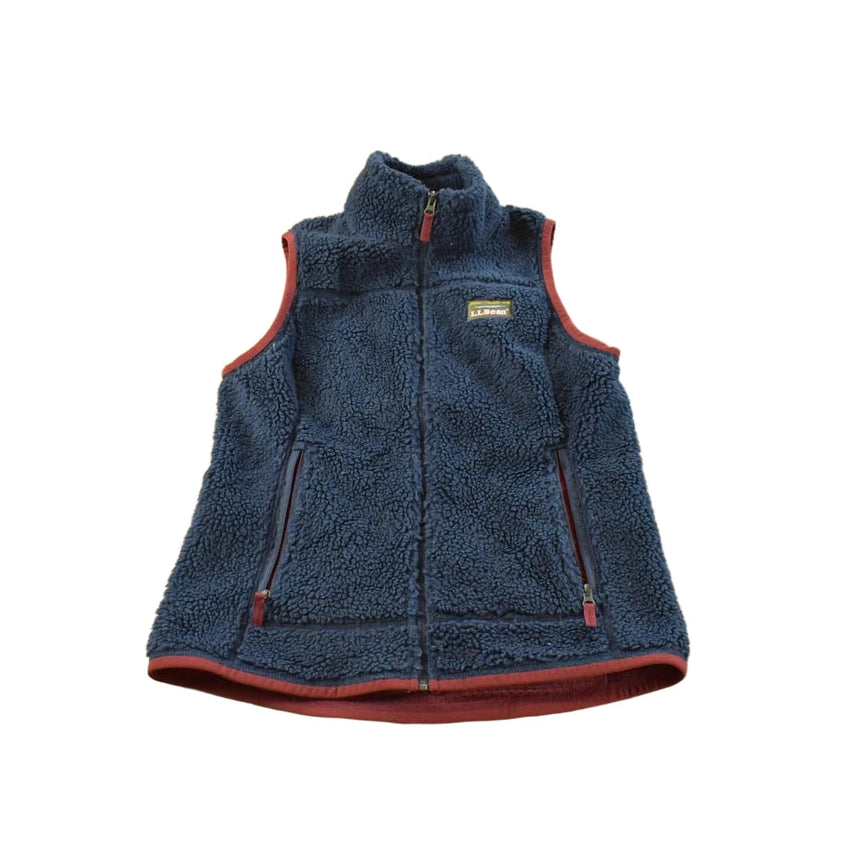 Vintage Y2K LL Bean Deep Pile Full Zip Fleece Outdoorsman Vest Jacket Men's Men's Small