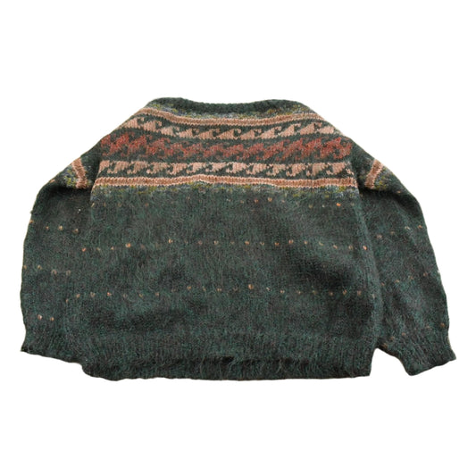 Vintage 1990s Canaan Mountain Mohair Wool Knit Sweater Men's Medium