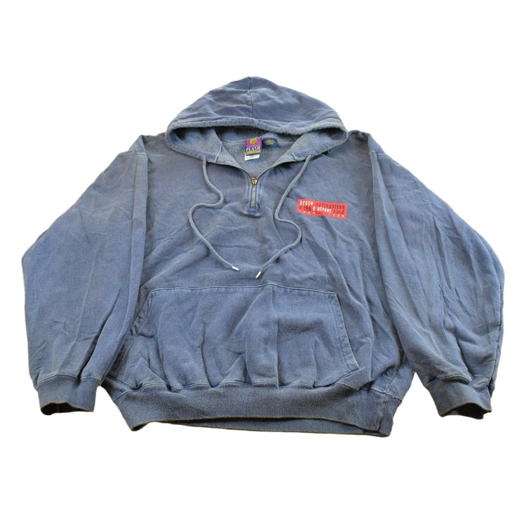 Vintage 1999 Bruce Springsteen & E Street Band Tour Quarter Zip Hoodie Men's XL Men's Medium