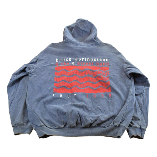 Vintage 1999 Bruce Springsteen & E Street Band Tour Quarter Zip Hoodie Men's XL Men's Medium