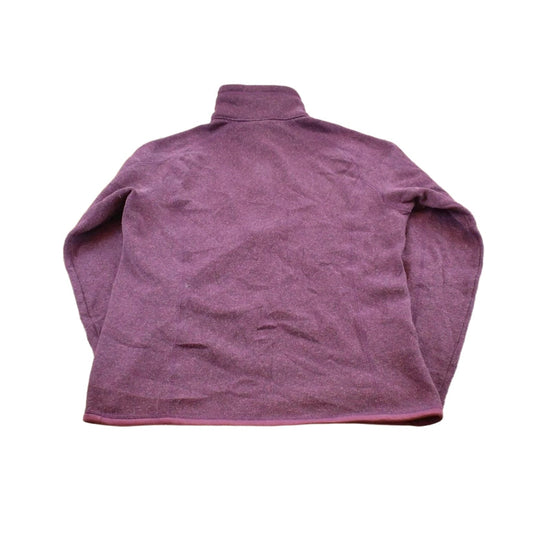 Vintage 2000s Patagonia Maroon Quarter Zip Up Fleece Sweater Women's M