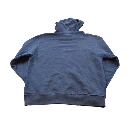 Vintage 2000s Champion Blue Small Logo Hoodie Sweatshirt Men's M