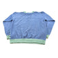 Vintage 1980s Striped Terry Cloth Sweatshirt Men's S