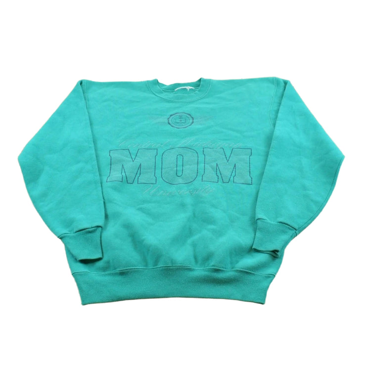Vintage 1990s Central Michigan University Mom Crewneck Sweatshirt Men's S